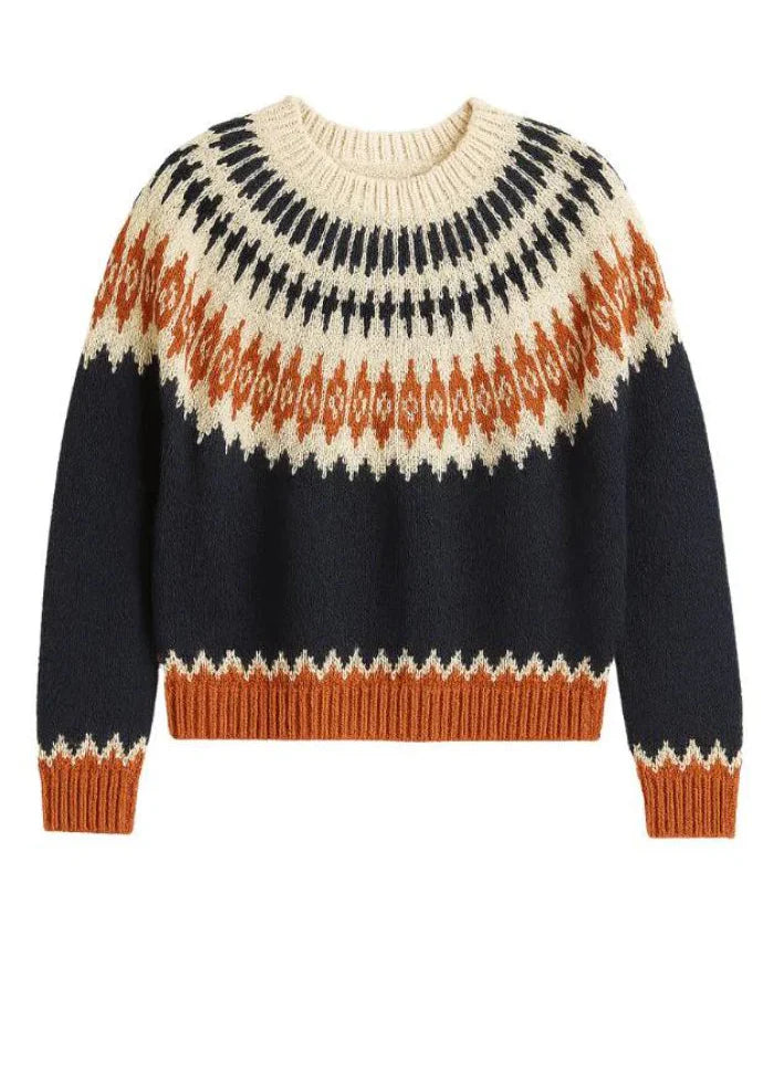 Chunky Fair Isle Crew