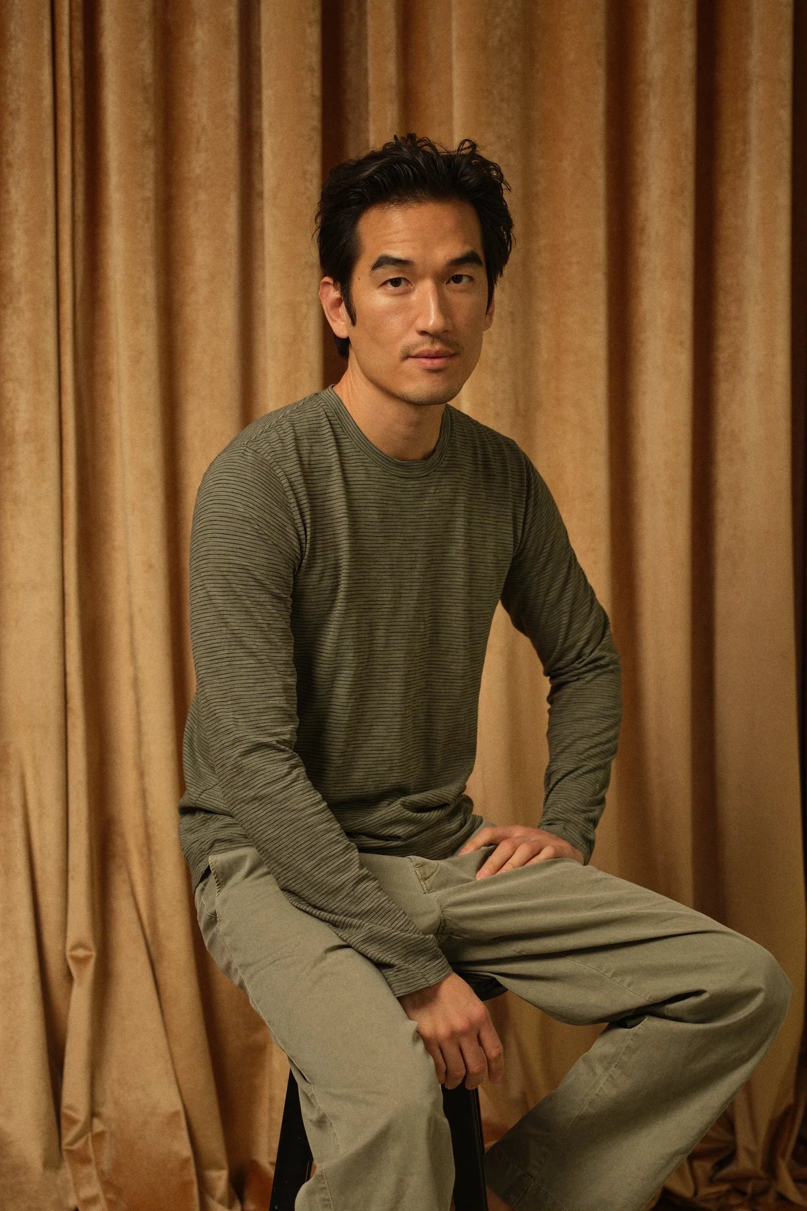 L/S Thin Stripe Tee