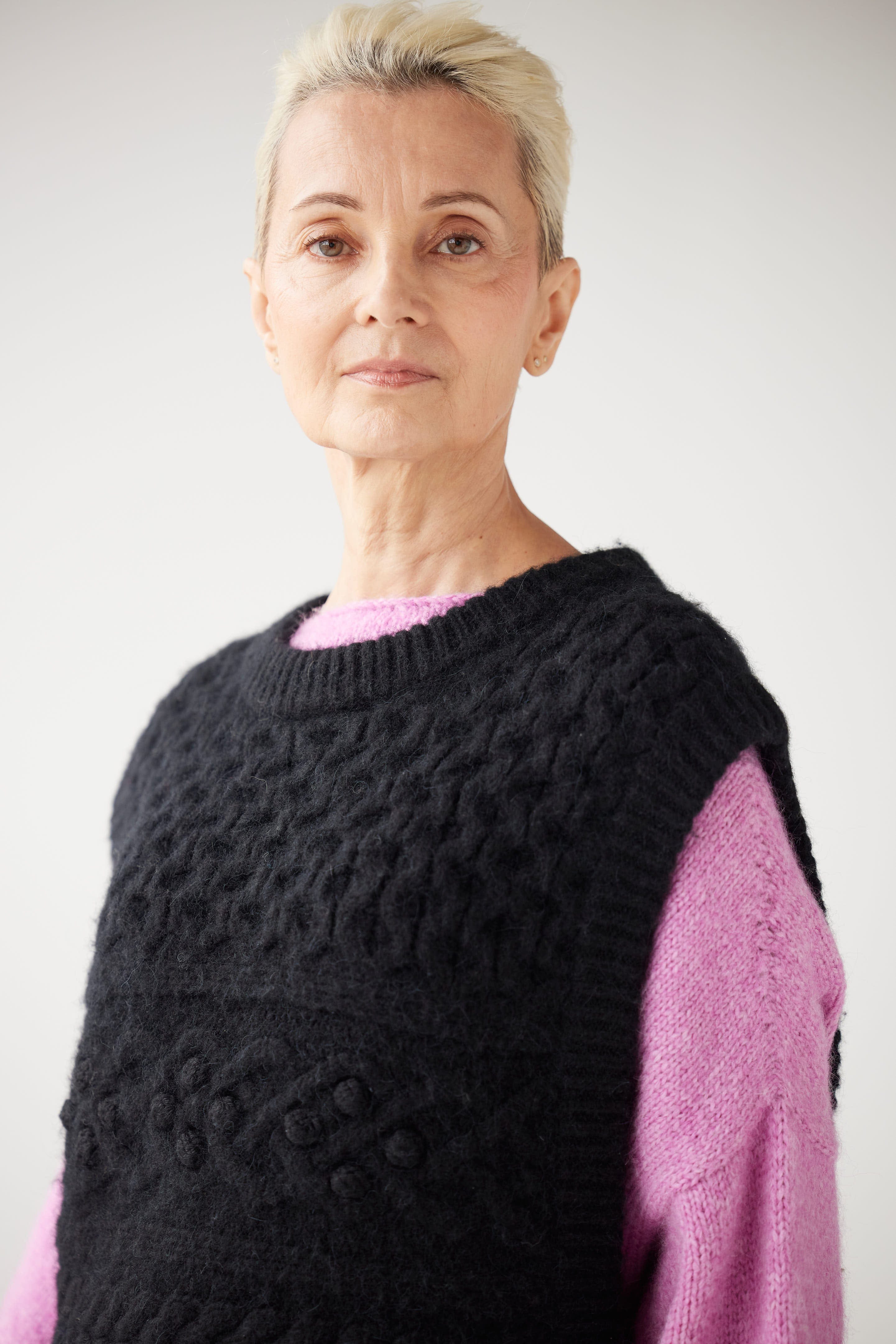 Mona Popcorn Sweater Vest